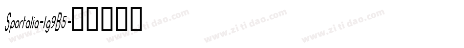 Sportalia-lg9B5字体转换 Sportalia-lg9B5字体转换