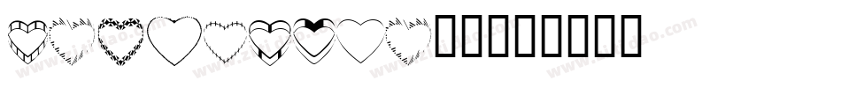 Heartline-2字体转换