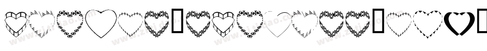 hearts-shapess-tfb-1字体转换