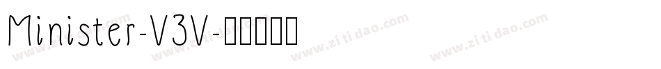 Minister-V3V字体转换