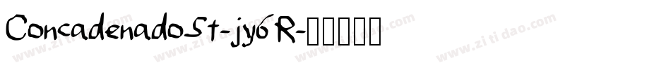 ConcadenadoSt-jy6R字体转换