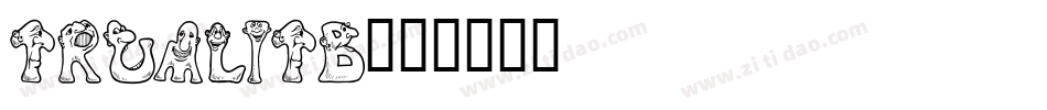 TRUMLITB字体转换