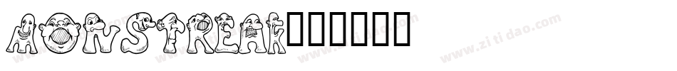 monstreak字体转换