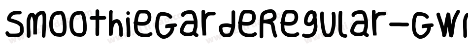 SmoothieGardeRegular-Gwmg字体转换