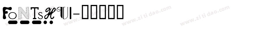 FONTSHUI字体转换