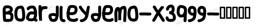 Boardleydemo-X3q99字体转换