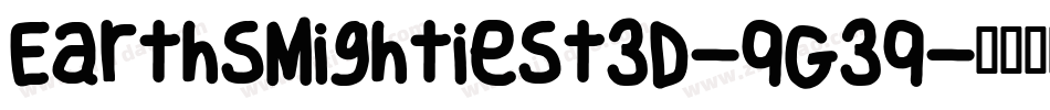 EarthsMightiest3D-qG3q字体转换