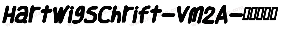 HartwigSchrift-vm2A字体转换