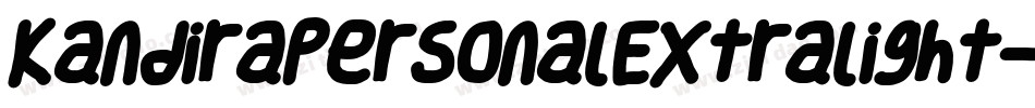 KandiraPersonalExtralight-ny6g字体转换 KandiraPersonalExtralight-ny6g字体转换