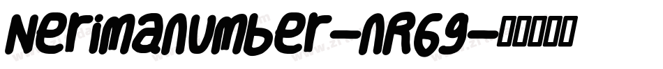 Nerimanumber-nR6g字体转换