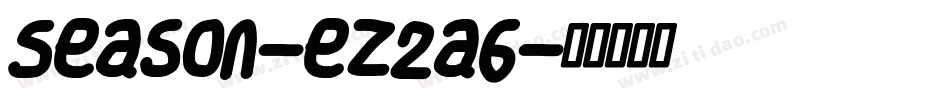 Season-eZ2a6字体转换