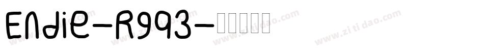 Endie-R9q3字体转换