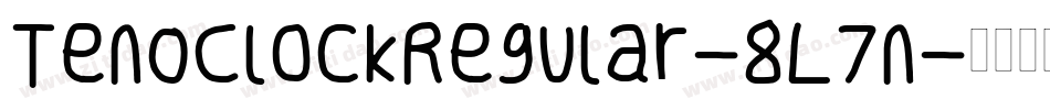 TenOClockRegular-8L7n字体转换