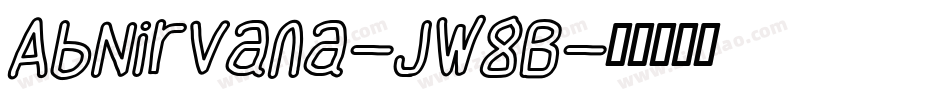 AbNirvana-JW8B字体转换