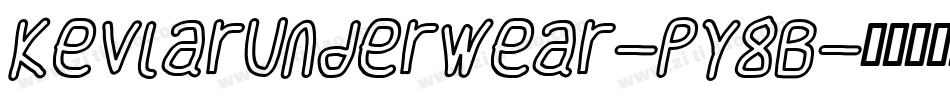 KevlarUnderwear-PY8B字体转换