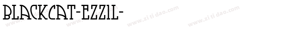 BlackCat-eZZ1l字体转换 BlackCat-eZZ1l字体转换