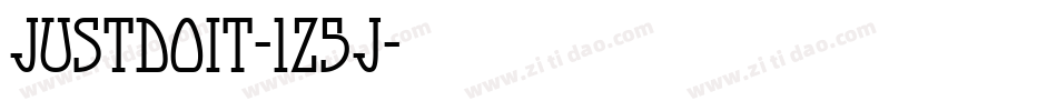 JustDoIt-1z5j字体转换