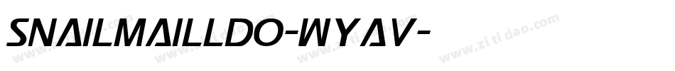 SnailMailLdo-Wyav字体转换