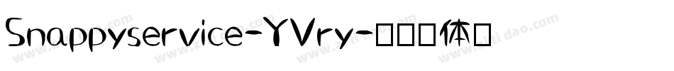 Snappyservice-YVry字体转换