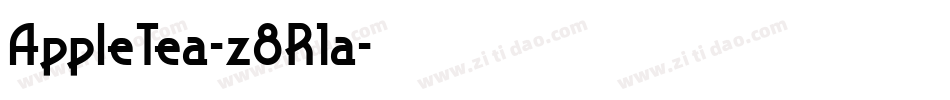 AppleTea-z8R1a字体转换
