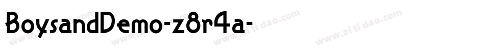 BoysandDemo-z8r4a字体转换