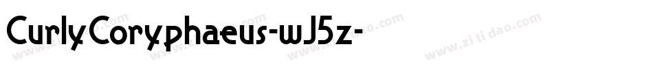CurlyCoryphaeus-wJ5z字体转换 CurlyCoryphaeus-wJ5z字体转换