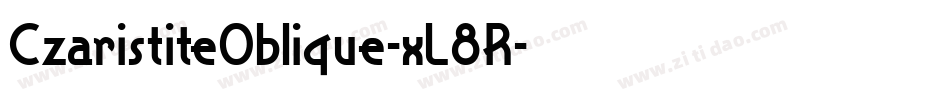 CzaristiteOblique-xL8R字体转换