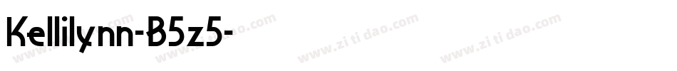 Kellilynn-B5z5字体转换