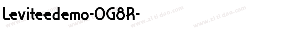 Leviteedemo-0G8R字体转换