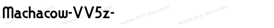 Machacow-VV5z字体转换