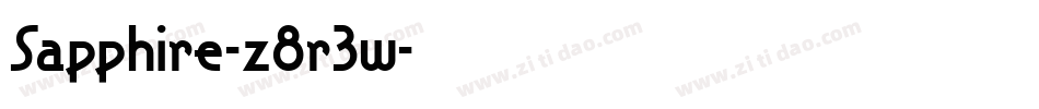 Sapphire-z8r3w字体转换