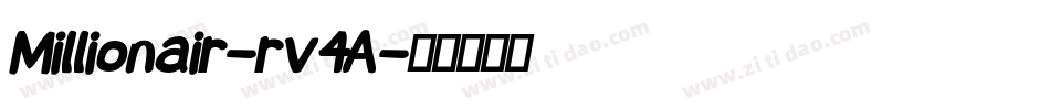 Millionair-rv4A字体转换