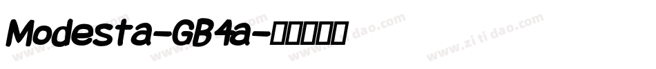 Modesta-GB4a字体转换 Modesta-GB4a字体转换