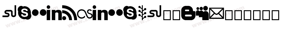 Socialicons-9BMK字体转换