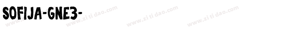 Sofija-gne3字体转换