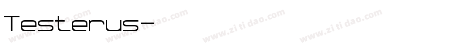 Testerus字体转换