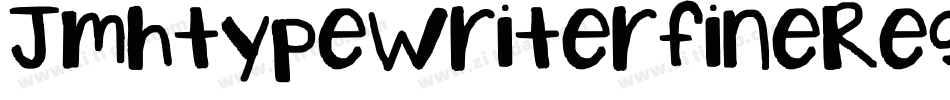 JmhtypewriterfineRegular-BgPd字体转换
