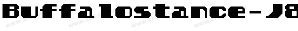 Buffalostance-J8p7字体转换