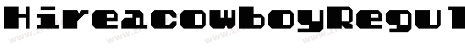 HireacowboyRegular-qW3r字体转换