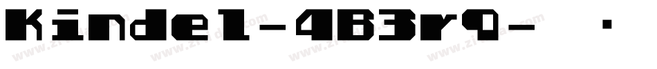 Kindel-4B3r9字体转换