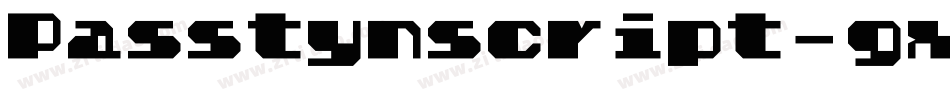 Passtynscript-gxE8p字体转换