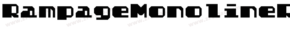 RampageMonolineRounded-rP8p字体转换