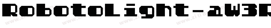 RobotoLight-aW3R字体转换