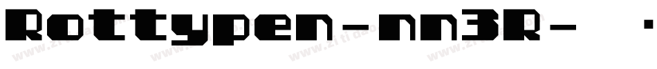 Rottypen-nn3R字体转换