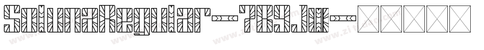 SolunaRegular-7B9Jw字体转换