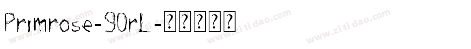 Primrose-90rL字体转换