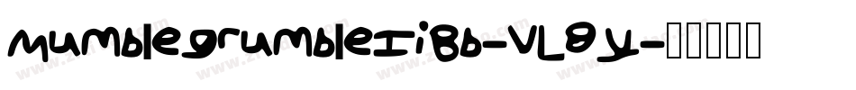 MumblegrumbleIiBb-VL8y字体转换