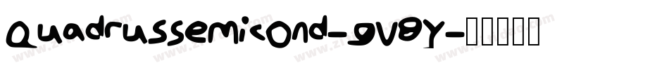 QuadrusSemicond-gv8Y字体转换