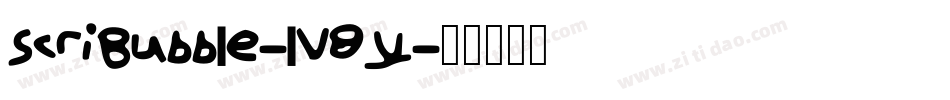 ScriBubble-lV8y字体转换