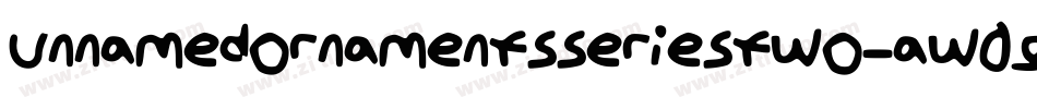 Unnamedornamentsseriestwo-aw0g字体转换